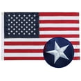 thumbnail image 1 of duduta 3x5 Feet American Flag Nylon USA Flag Outdoor Indoor US Flag Embroidered Stars Sewn Stripes Brass Grommets, 1 of 5