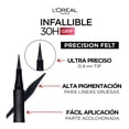 thumbnail image 4 of Delineador para ojos L'Oréal Infallible Grip precision felt negro 1 g, 4 of 4