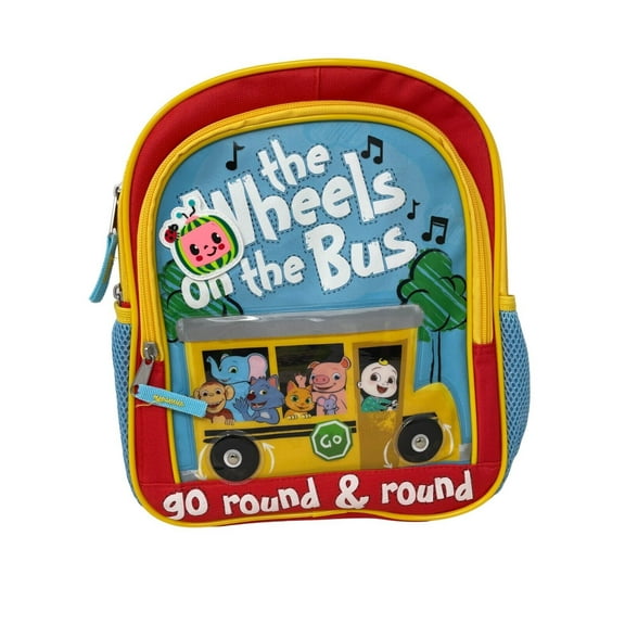 COCOMELON 12 INCHES GO ROUND & ROUND School Backpack