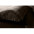 thumbnail image 3 of Chezmoi Collection Kingston Queen Size Bedspread Set, 3-Piece Brown Oversized Quilted Microfiber Lightweight Bedspread Coverlet (100"x106"), 3 of 9