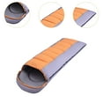 thumbnail image 6 of colaxi Envelope Sleeping Bag Camping Sleeping Bag Portable with Storage Bag Single Person Four Seasons Lightweight for Cold Weather Orange Gray 2.2kg, 6 of 10