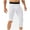 White, variant on Fashion Casual Men's Single Leg Tight Fitness Running Training Elastic Speed Drying Solid Color Seven Part Pants Yoga Full Length Pants