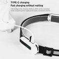 thumbnail image 3 of USB COB Headlight Wave Induction Bluetooth compatible Head Lamp Torch (Blanco), 3 of 6
