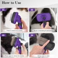 thumbnail image 7 of Swihauk Self Cleaning Slicker Brush - Skin Friendly Deshedding Grooming Tool for Dogs & Cats, Suitable for Shedding & Haired Pets, with Pet Supplies Accessories, Blue, 7 of 7