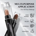 thumbnail image 5 of LUXAZA PRO Brown Eyeshadow Stick Makeup 6PCS Set, Neutral Eyeshadow Palette Matte Cream Eye Shadow Eyeliner Brightener Pencil Crayon - BROWN CASHMERE, 5 of 8