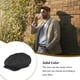 thumbnail image 5 of Qarigey Gorra de poliéster para hombre estilo británico Color sólido reemplazo ajustable senderismo viajes fotografía novio boinas negro Type2 NO2, 5 of 6