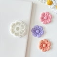thumbnail image 2 of 1 flor suave arcilla pendiente molde DIY joyería colgante forma herramienta de corte, 2 of 3