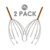 Scalp Massager by Body Back Company – Handheld Head Massage Tingler, Scratcher & Stress Reliever Tool Set for Hair Stimulation & Relaxation (2-pack)