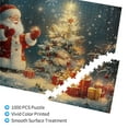 thumbnail image 3 of 1000 PCS Christmas Tree & Santa Claus 1000 Piece Wooden Puzzle For Adults,Stunningly Vibrant Colors,Stunning Artwork Of Christmas Tree & Santa Claus,Great For Relaxation And Display For Puzzle Lovers, 3 of 6