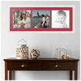 thumbnail image 2 of ArtToFrames Collage Photo Picture Frame with 3 - 10x10 Openings, Framed in White with Rouge and Black Mats (CDM-3966-66), 2 of 8