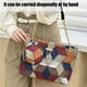 thumbnail image 5 of Conjunto De 2 Piezas Con Bloques De Color, Bolso Tote, Bolso De Hombro, Bolso De Mano Y Cartera De Mano Para Mujer, Dise O Elegante, Para Uso Diario, Almacenamiento Y Estilo, Monederos, 5 of 5