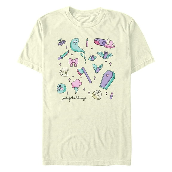 Mens Lost Gods Just Girlie Horror Things T Shirt