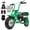 Green, variant on 40cc 4-Stroke Gas Mini Bike for Teens 13+, Easy Pull Start with Automatic Clutch, Rear Disc Brake, Knobby Tires, Up to 18 MPH, 165 lb Capacity