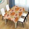 thumbnail image 7 of Coolnut Thanksgiving Pumpkin Tablecloth, Waterproof Washable Polyester Square Table Cover, Durable Tablecloth for Kitchen Dining Table Party Decor, 54"x54", 7 of 7