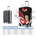 thumbnail image 4 of Pofeuu Love Gnomes Print Luggage Suitcase Cover Protector Luggage Washable Covers Aesthetic for 18/24/28/32 inch Luggage（No luggage included）-Medium, 4 of 7