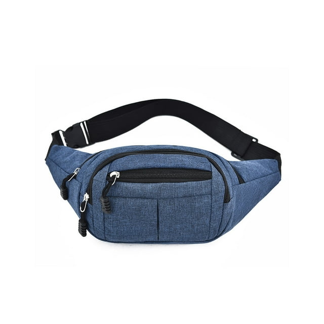 Sonducket Riñonera para hombre, ajustable, informal, de repuesto, a la moda, portátil, para hombro, cruzado, en el pecho, bolsas deportivas, bolsa de Bolsas de mensajero y de hombro Azul Sonducket AP018585-05