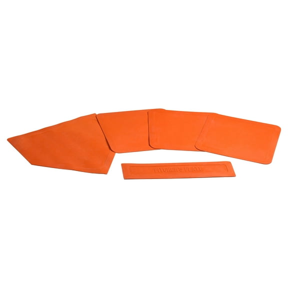 Champro Sports Throw Down Rubber Bases, Set of 5, Orange