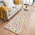 thumbnail image 2 of Easter Area Rugs Collection 2'x6', Spring Colorful Rabbit Ears Eggs Flowers Carrots Non Slip Indoor Rectangle Throw Runner Rug Floor Mat Carpet for Living Room Dining Table Bedroom Nursery, 2 of 9