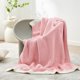 thumbnail image 2 of Manta Snuggle Sac, color rosa mantequilla, reversible, 125 x 178 cm, 2 of 8