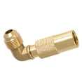 thumbnail image 1 of Advancent Conector de tanque de Conexión rápida 9/16 a 5/8 Conector de tanque de propano Adaptador de conexión de latón para estufa de carpas Advancent OD004342-00, 1 of 6