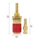 thumbnail image 5 of Speravity Conector rápido refrigerado por agua, 60mm, conexión rápida, soldadura MIG, reemplazo de accesorios de adaptador de cobre con ajuste para Suministros de soldadura Rojo Speravity TO008389-03, 5 of 6