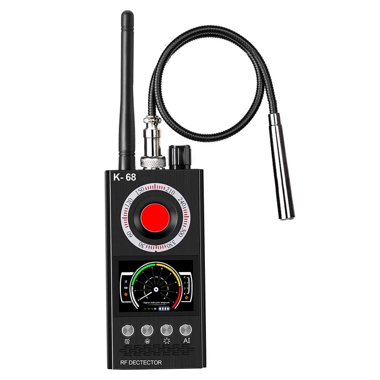 Anti Spy Detector, RF Wireless Bug Hidden Camera Detectors for GPS