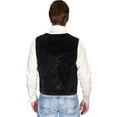 thumbnail image 2 of Scully 507-214-L-2XT Men Open Range Vest, Black Calf Suede - 2XL Tall, 2 of 2