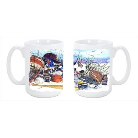 

Sports on the Beach Dishwasher Safe Microwavable Ceramic Coffee Mug