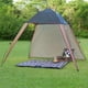 thumbnail image 4 of Carpa de playa para 4 personas Refugio solar Parasol portátil para pesca en la playa Senderismo Camping con bolsa de transporte, estacas Macarena Toldo para tienda Sun Shade, 4 of 8