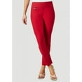 thumbnail image 1 of Lisette L Montreal Women's So Slim Ankle Pants, Red, 0, 1 of 3