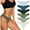 6 Pack, variant on AWAYTR Women Seamless Underwear Ice Silk Bikini No Show Invisibles Panties Wavy Sides Breathable Hipster Panties 7 Pack S-XL