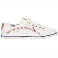 thumbnail image 2 of Sneaker Keds Kickstart Pennant para mujer, color crema, talla 7.5, 2 of 8