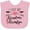 AD-Pink, variant on Inktastic I Love My Grandma and Grandpa Heart and Arrows Boys or Girls Baby Bib