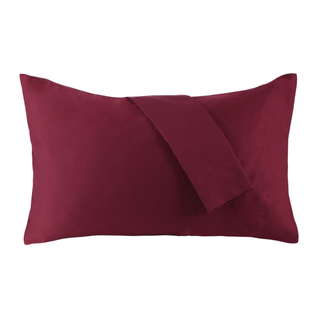 Piccocasa 600TC Soft Long Staple Cotton Pillowcases 2pcs Queen 20"x34