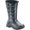 Black/Silver, variant on Tundra Puffy Tall Quilted Womens Snow Boot