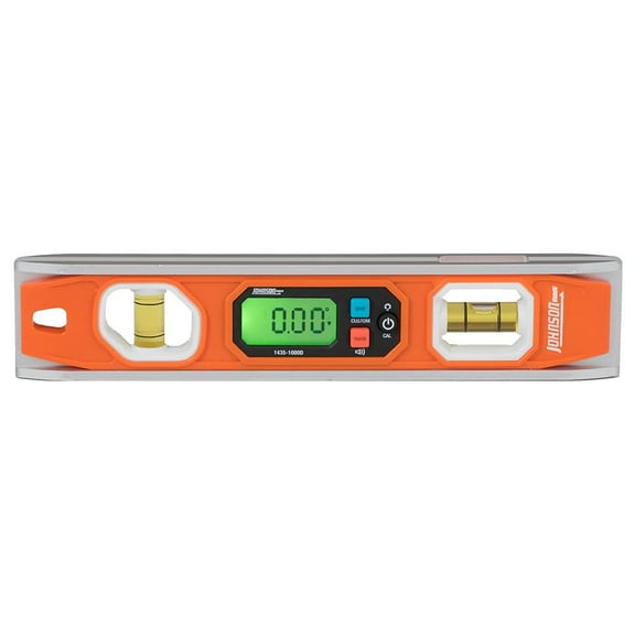 Johnson 1435-1000D 10” Magnetic Programmable Digital Torpedo Level