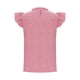thumbnail image 4 of Tops Cortos para las Mujeres Manga de Herradura Impresa Manga Corta Cuello Redondo, Top de Moda para Primavera Verano Casual, 4 of 7