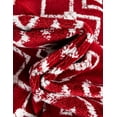 thumbnail image 3 of Unique Loom Moroccan Trellis Collection Area Rug - Mamounia (9' x 12' Rectangle Red/Ivory), 3 of 6