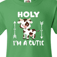 thumbnail image 4 of Inktastic I'm a Cutie White and Brown Holstein Cow with Arrows Youth T-Shirt, 4 of 5