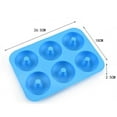 thumbnail image 5 of SPRING PARK Silicone Mini Donut Pan, Doughnut Baking Mold Tray - Muffin Cups, Cake Mold, Biscuit Mold, 5 of 7