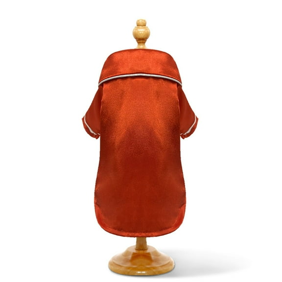 Namzi Pet Pajamas for Dog Cat XL Size Soft Polyester Sleepwear Loungewear for Pets Shirts -1 Piece,Red