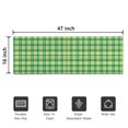 thumbnail image 5 of Green Yellow Checkerboard Checkered Pattern Door Rugs,Washable Non Slip Door Mats Indoor,Decorative Door Mats,Entry Mat Indoor for Entrance,Bedroom,Kitchen,Bathroom,16"x47", 5 of 6
