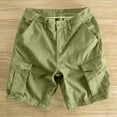 thumbnail image 6 of 2025 Cargo Shorts for Men 5 Inch Relaxed Fit Button-Fly Quick Dry Stretch Lightweight Tactical Wear Hiking with Multi Pockets, 6 of 6