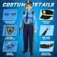 thumbnail image 2 of Disfraz de policía Lucio para niños de oficial de policía con accesorios, 2 of 7