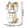 thumbnail image 2 of MOOXI Animals Ragdoll Cat Building Set,Creative Cute Cat Building Blocks Children Kits,Gifts for Animals Fans(116pcs), 2 of 6
