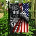 thumbnail image 2 of One Nation Under God Flags, Jesus Flags, Christian Gifts - American Flags Decorative Outdoor House Flags - Outdoor Flag Banners for Outside - 29.5\" x 39.5\, 2 of 8