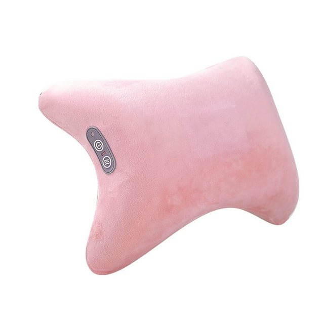 Back Massager for Back Pain Wireless Back and Neck Vibrating Massage Pillo-W -Deep Tissue Vibrating Massage Pillo-W with Heating for Home, Office, Chair, Car, Athletes & Muscle Pain Relief