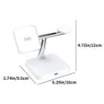 thumbnail image 3 of Qocolhg Smart Three In One Magnetic Wireless Charger Vertical Desktop 15W Mobile Phone Watch Earphone Fast Charging, On Sale Clearance, 3 of 7