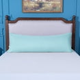 thumbnail image 3 of Ntbay 2 Pack Microfiber Ultra Soft Body Pillowcase with Envelope Closure, Wrinkle, Stain Resistant Body Pillow Cover, 20" x 54", Aqua Blue (Not Include Body Pillow), 3 of 5