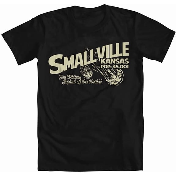 Smallville Kansas Meteor Capital Of The World Funny T-Shirt, for Men & Women, up to Size 5XL